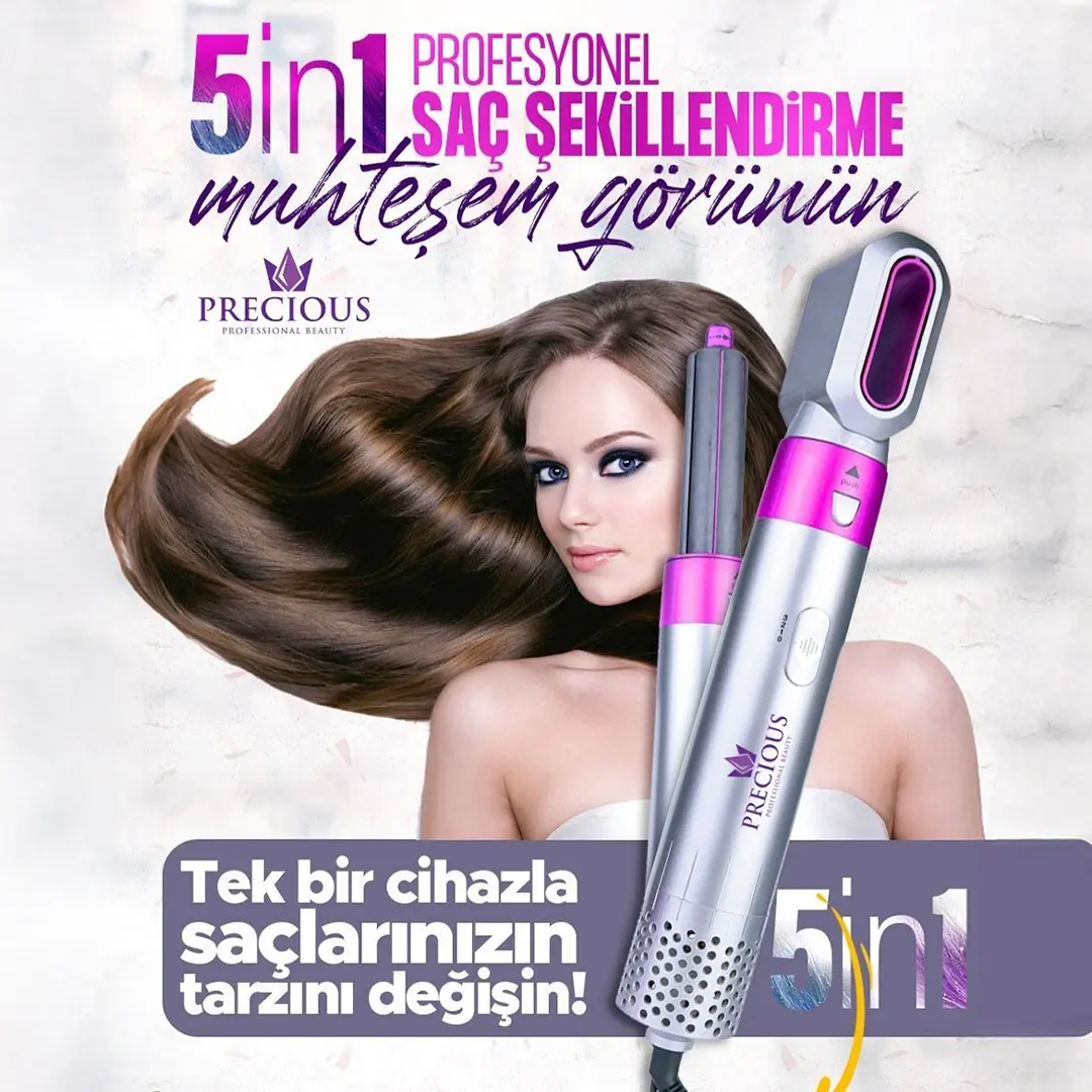 Robo 5in1 Saç Şekillendirici